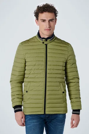 No Excess Jacket Short Fit Padded Light Green