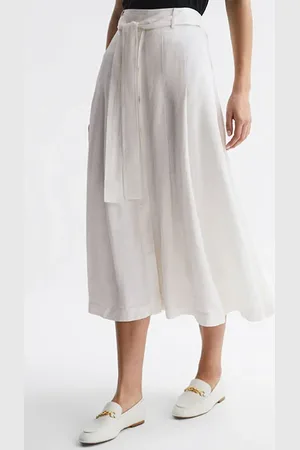 Reiss Oakley Skirt Ivory