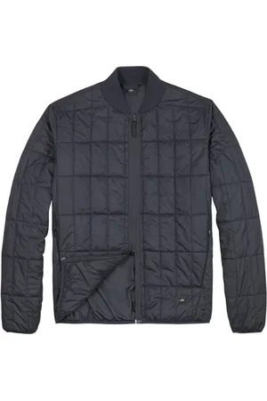 Wahts Jax | Quilted Bomber Jacket Dark Navy