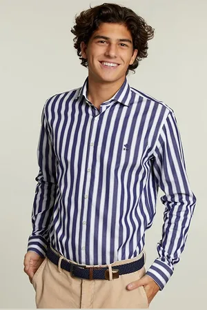 River Woods Custom Fit Striped Shirt Multi