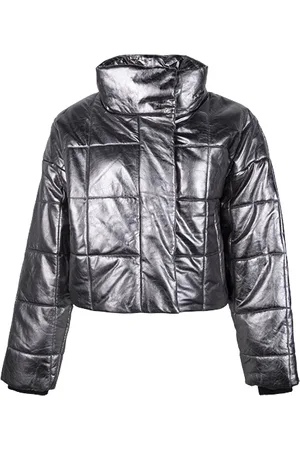 AllSaints Petra Puffer Gunmetal