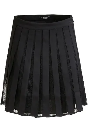 Guess GUESS Erin Pleated Skirt Jet Black A996