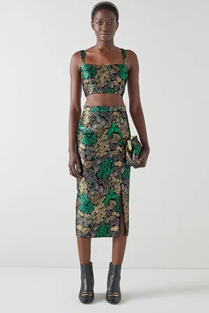 LK Bennett Charlotte Midi Skirt Multicolor