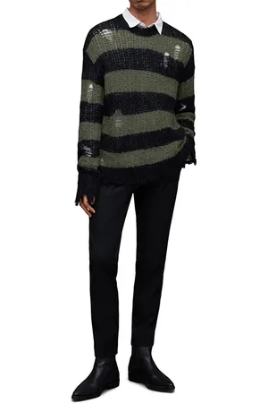 AllSaints Sid Crew Black/green