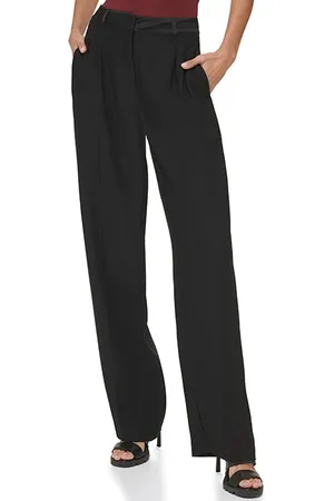 DKNY Mix Midea Wide Leg T Black