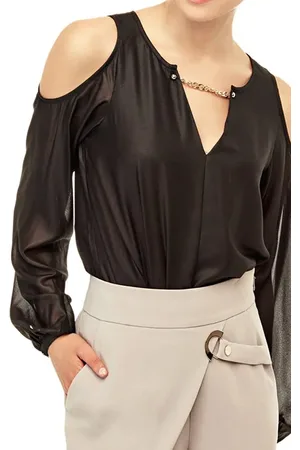 Guess GUESS Long Sleeve Top Noir/jet Black A996