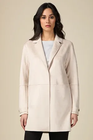 Oltre Light Unlined Coat Natural