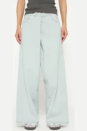10 days Cross Denim Pants Sea Foam