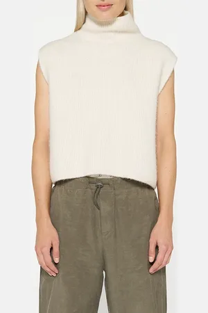 10 days Short Soft Knit Sweater Ecru