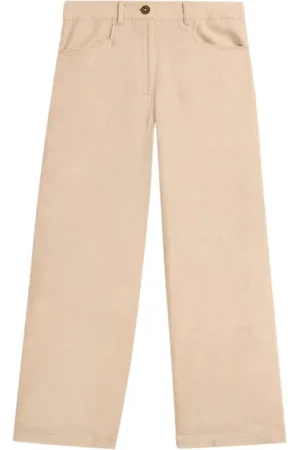 White Stuff Harper Linen Blend Culotte Dark Natural