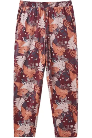 White Stuff Fern Jersey Pj Bottom Red Multi