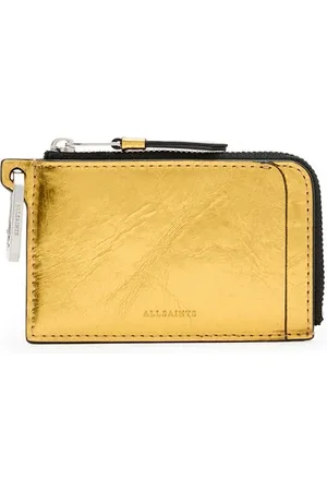 AllSaints Remy Wallet Warm Gold