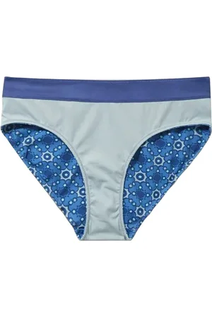 White Stuff Sofia Reversible Bikini Bottom Blue Multi