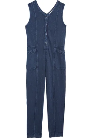 White Stuff Mini Isla Jersey Jumpsuit Dk Denim