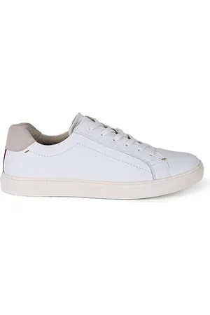 White Stuff Woody Leather Trainer Display Natural White