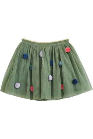 White Stuff Spot Tuelle Skirt Green Pr