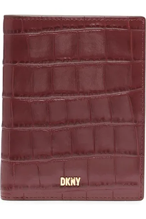 DKNY Sidney Passport Case Garnet