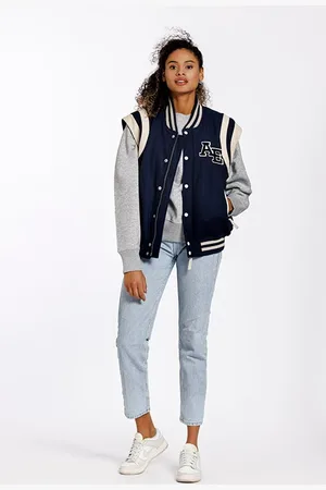 ALTER EGO Maeve Jacket Navy / Off White