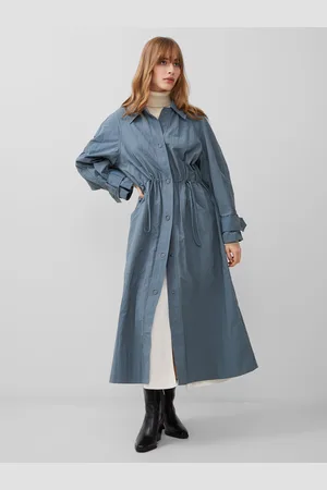 French Connection Ilena Trench Coat Stormy Weather
