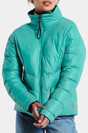 Didriksons Anni Wns Jkt Peacock Green