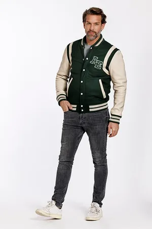 ALTER EGO Gene Jacket Green / Off White