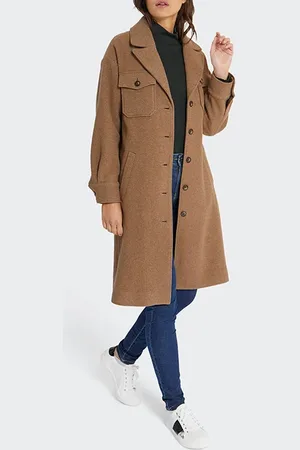 ICODE Fawn Overshirt-style Long Coat