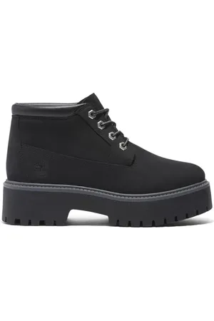 Timberland Stone Street Mid Lace Up Waterproof Boot Jet Black