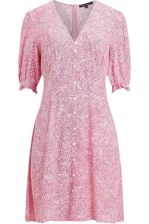 French Connection Bernice Respons Delph Mini Drs Red