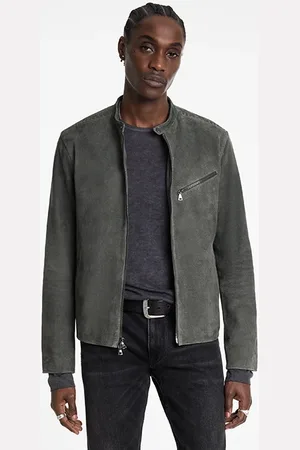 John Varvatos Reed Racer Jacket Shadow