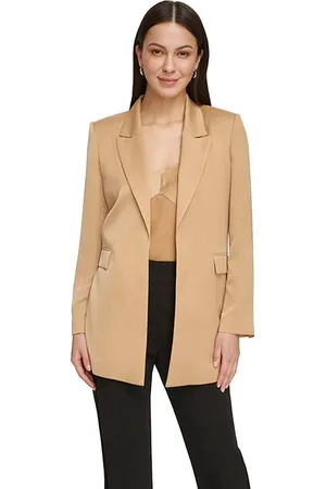 DKNY L/s Tailored Jacket Pecan