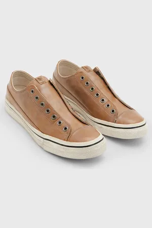 John Varvatos Vulc Laceless Low Brownstone