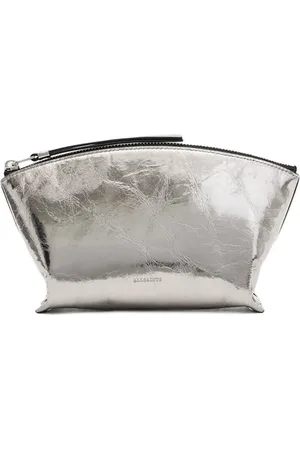 AllSaints Anais Pouch Gunmetal Grey