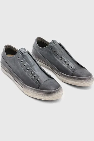 John Varvatos Vulc Laceless Low Steel Grey