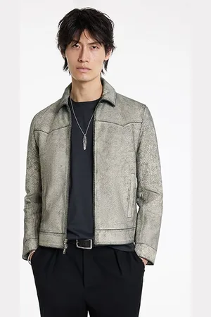 John Varvatos Weldon Western Zip Up Jacket Noir