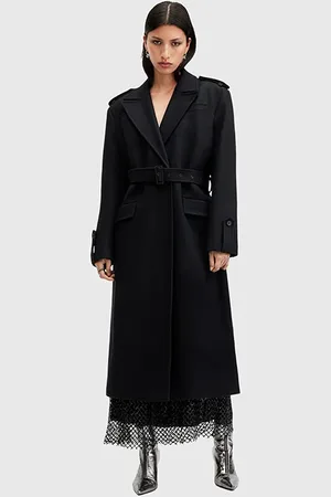 AllSaints Augusta Coat Black