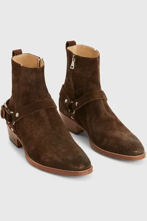 John Varvatos Ludlow Harness Boot Sepia