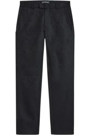 John Varvatos Slim Fit Pants With Welt Hip Pocket And Black