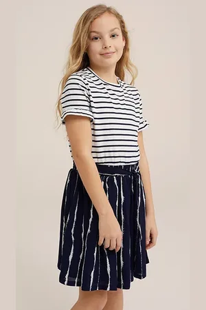 WE Fashion Dress Mid Length Dark Blue