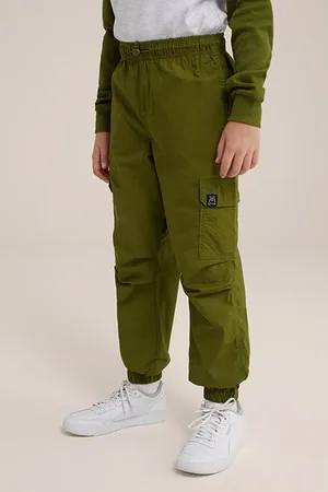 WE Fashion Cargo Pants Moss Green