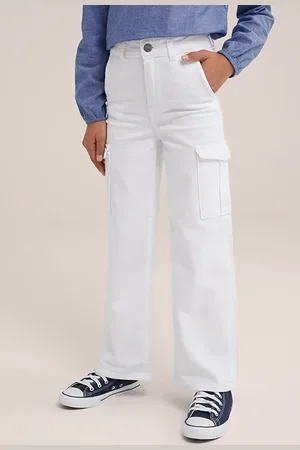 WE Fashion Cargo Pants White