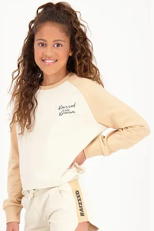 Raizzed Girls Wyoming Sweater Light Honey Brown