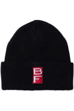 By Far Solid Hat Peanut Alpaca Black