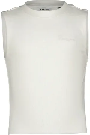 Raizzed Girls London Singlet Real White