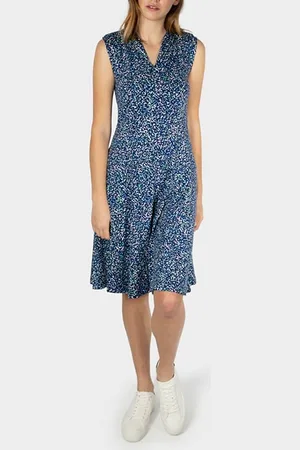 Sandwich Dress Woven Medium Bellwether Blue