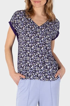 Sandwich T-shirt Short Sleeves Baby Lavender