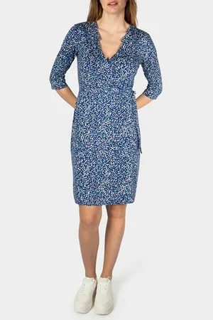 Sandwich Dress Woven Medium Bellwether Blue
