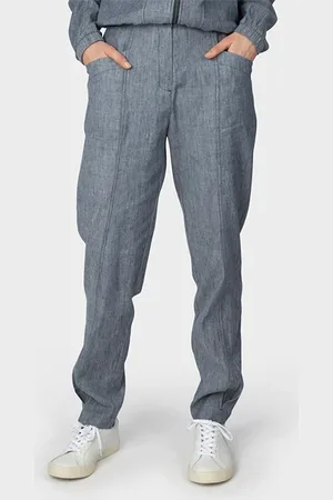 Sandwich Trouser Woven Long Night Sky