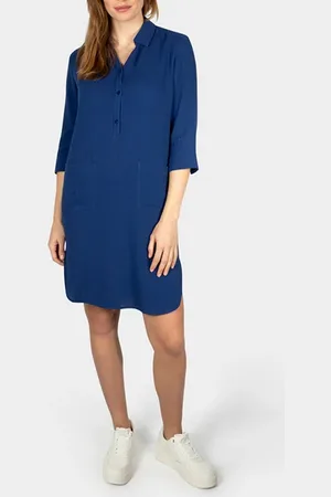 Sandwich Dress Jersey Medium Bellwether Blue