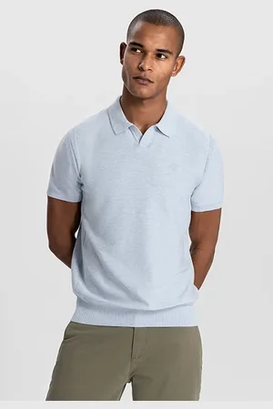 Dstrezzed Ds_mercury Short Sleeve Polo Lt. Blue