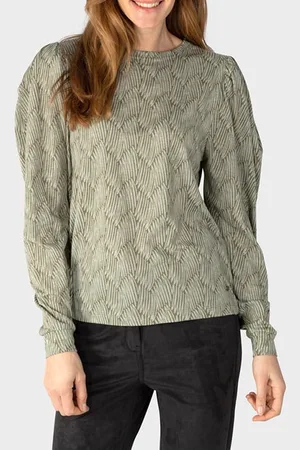 Sandwich T-shirt Long Sleeves Military Olive